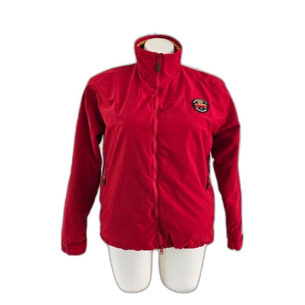 Y2K Horseware Ireland Jacket Unisex L Red Lined Collectors
